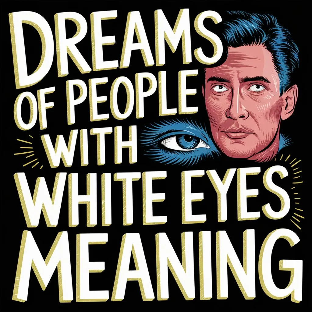 Dreams of People with White Eyes: What Do They Symbolize and Why?