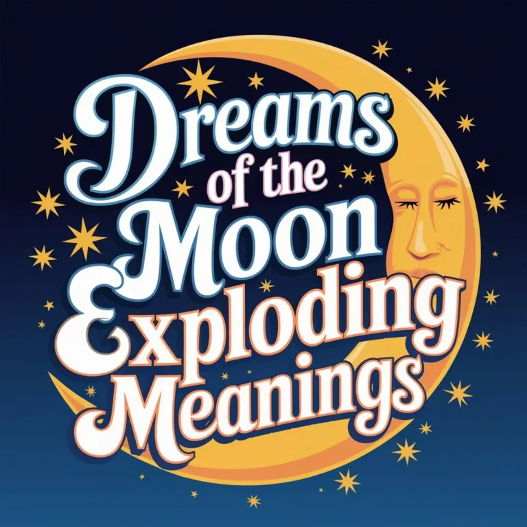 Dreams of the Moon Exploding: What Do They Reveal About Your Inner World?