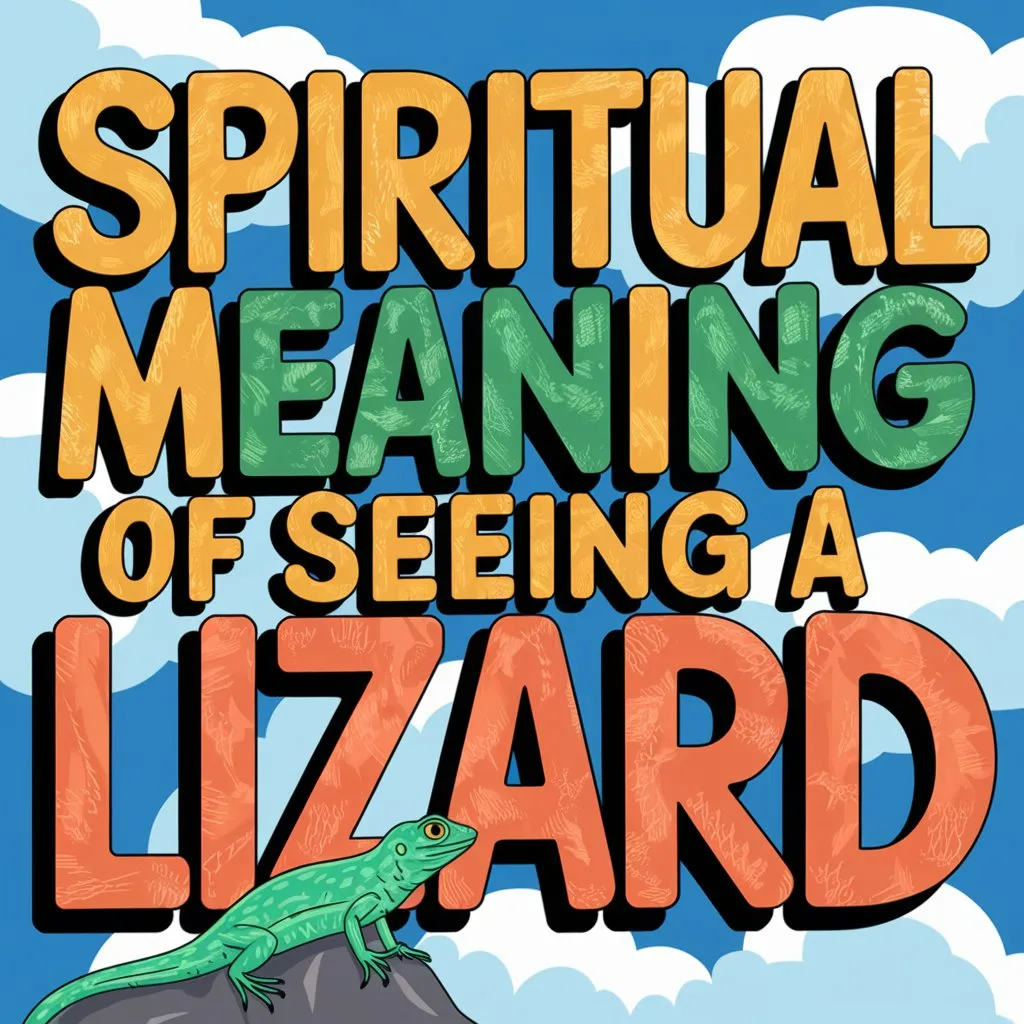 The Spiritual Meaning of Seeing a Lizard: Symbolism and Messages