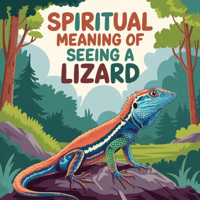 The Spiritual Meaning of Seeing a Lizard: Symbolism and Messages