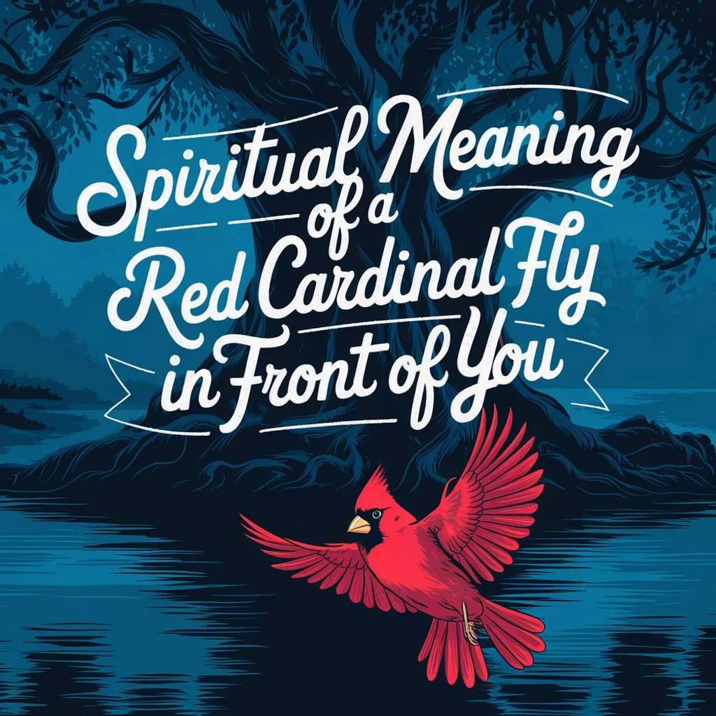 Spiritual Meaning of Red Cardinal Flying in Front of You