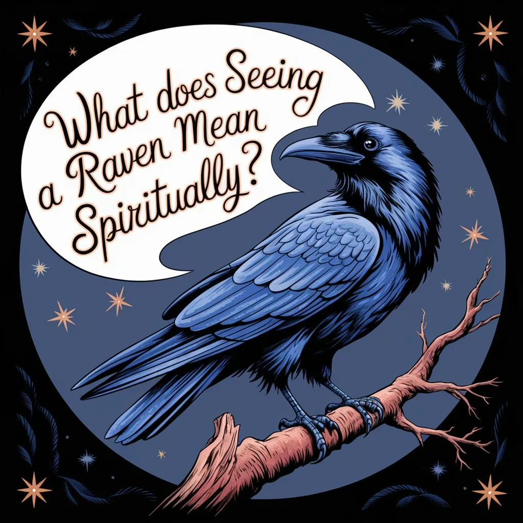 What Does Seeing a Raven Mean Spiritually?