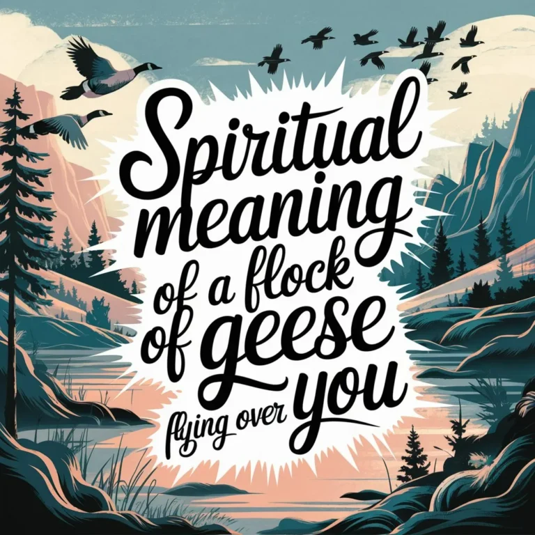 Spiritual Meaning of a Flock of Geese Flying Over You