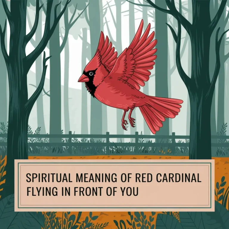 Spiritual Meaning of Red Cardinal Flying in Front of You