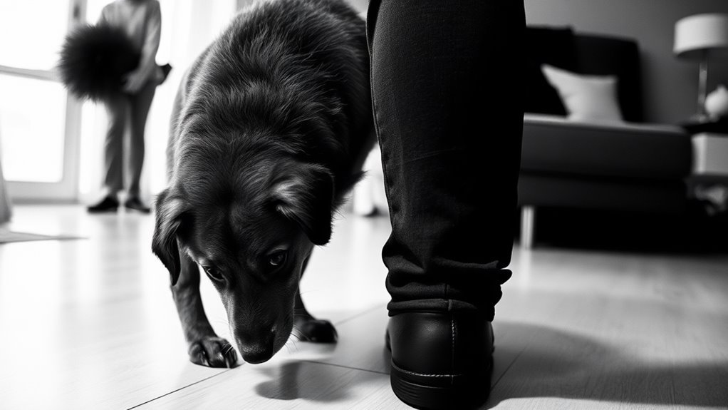 dogs urinate on owners