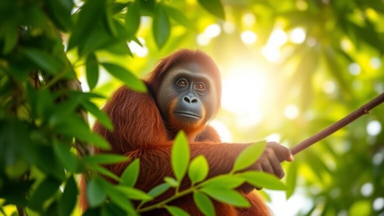 orangutans symbolize spiritual guidance