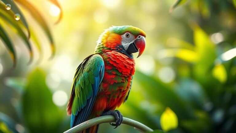 parrots symbolize spiritual messages