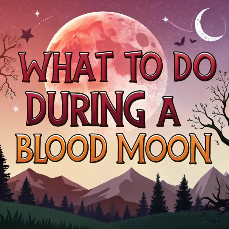 What to Do During a Blood Moon: Ideas for Red Moon Night